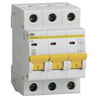 Автомат 3Р 4А C 4,5кА ВА47-29 IEK