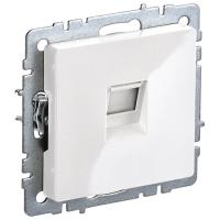 Брайт белый розетка RJ45 скрытая 1-ая Cat5e